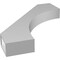 Ekena Millwork 4-in. W x 28-in. D x 34-in. H Westlake Architectural Grade PVC Knee Brace BRCP04X28X34WTL - alternate 2